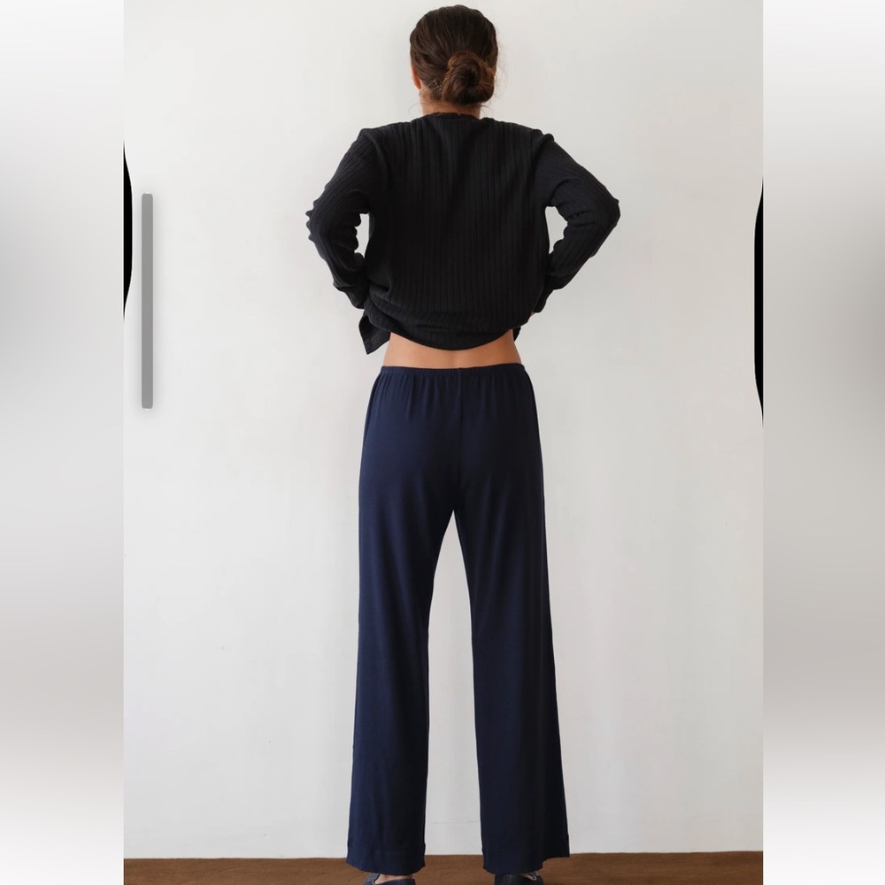 DONNI The Baby Rib Scallop Pant - Picture 5 of 7